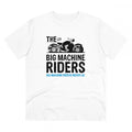 HamariDookan Men's PC Cotton Bike Ride Design Printed T Shirt (Color: White, Thread Count: 180GSM)