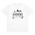 HamariDookan Men's PC Cotton Explore The Unseen Printed T Shirt (Color: White, Thread Count: 180GSM)