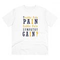HamariDookan Men's PC Cotton Tuadda Pain Pain Sadda Pain Sympathy Gain Printed T Shirt (Color: White, Thread Count: 180GSM)
