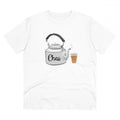 HamariDookan Men's PC Cotton Marathi Desing Printed T Shirt (Color: White, Thread Count: 180GSM)