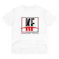 HamariDookan Men's PC Cotton Knowledge Factory Printed T Shirt (Color: White, Thread Count: 180GSM)