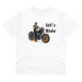 HamariDookan Men's PC Cotton Explore The Unseen Printed T Shirt (Color: White, Thread Count: 180GSM)