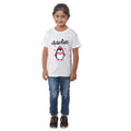 HamariDookan Girls Cotton Adelie Half Sleeve TShirt (White)