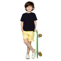 HamariDookan Boys Cotton Plain Half Sleeve TShirt (Black)