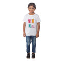 HamariDookan Girls Cotton Cat Half Sleeve TShirt (White)