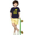 HamariDookan Boys Cotton Lazy Half Sleeve TShirt (Black)