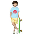 HamariDookan Boys Cotton Adorable Baby Half Sleeve TShirt (Sky Blue)