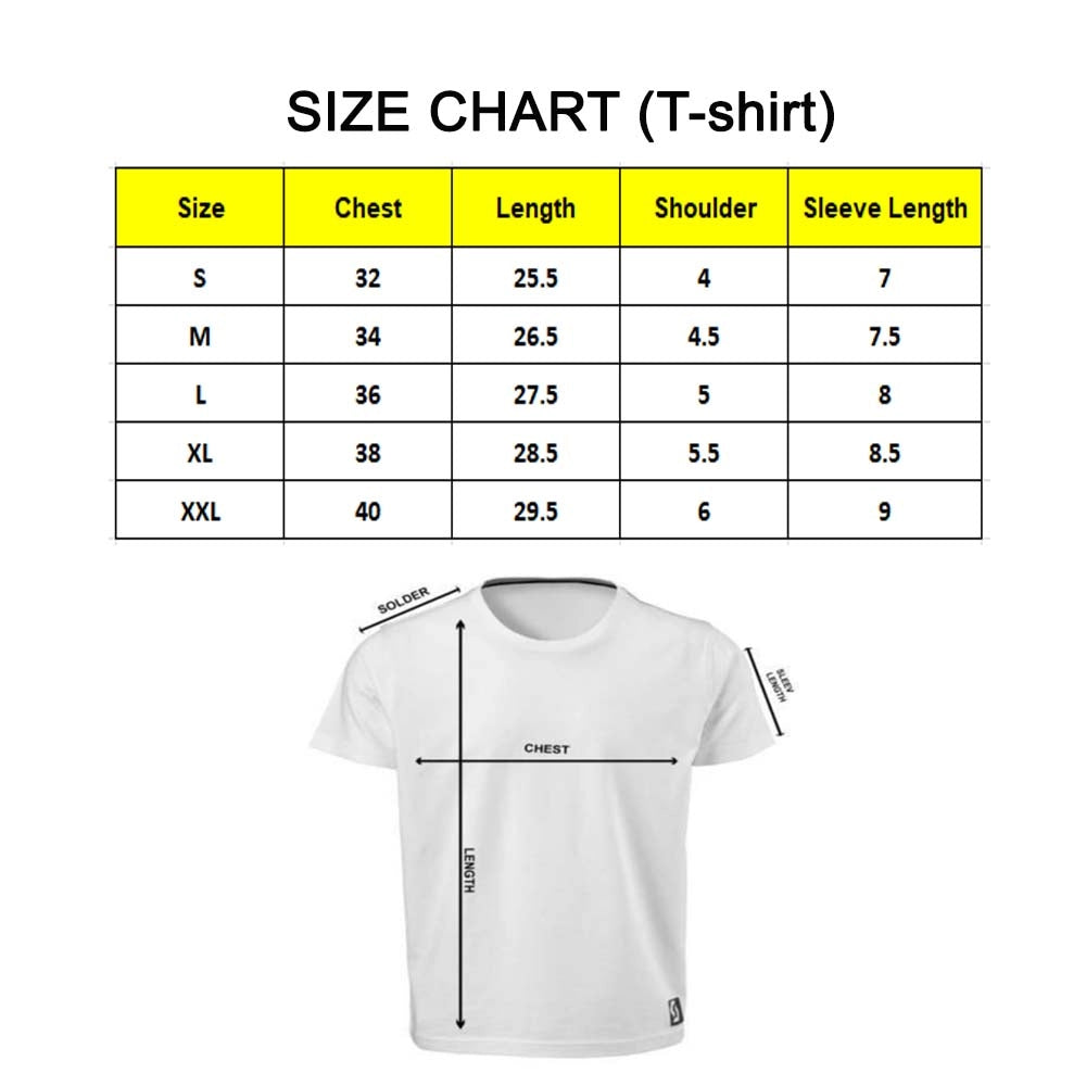 HamariDookan Men's PC Cotton Ganesh Printed T Shirt (Color: White, Thread Count: 180GSM)