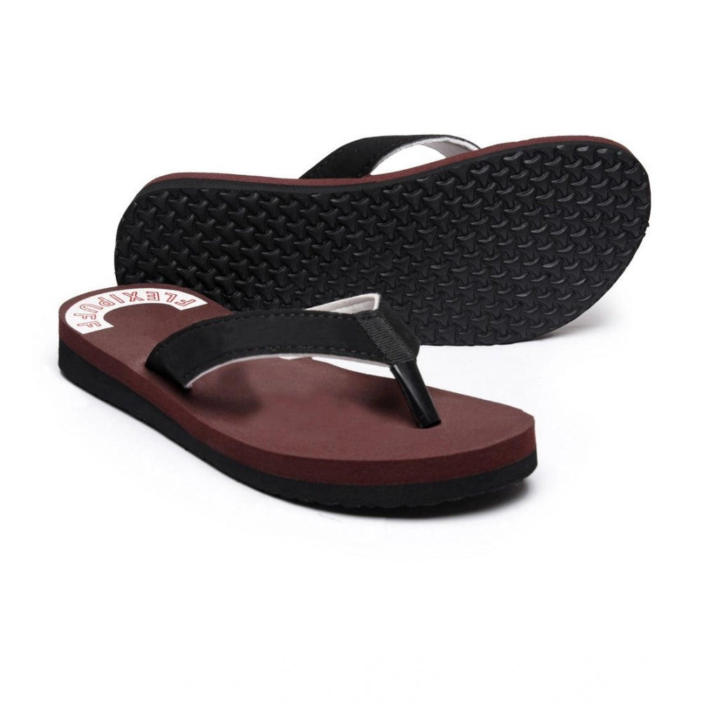 HD Unisex Rubber Comfortable Orthopedic Doctor Slipper and Flip Flops (Maroon)