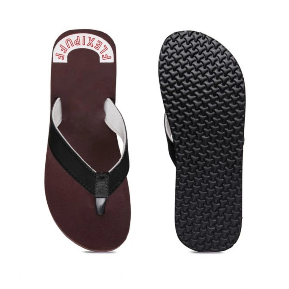 HD Unisex Rubber Comfortable Orthopedic Doctor Slipper and Flip Flops (Maroon)