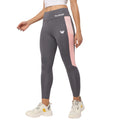 HD Women's Polyster Solid Sport Leggings (Grey)