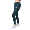 HD Women's Polyster Solid Sport Leggings (Blue)