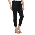 HD Women's Casual Solid Lycra Trouser Pant (Black)