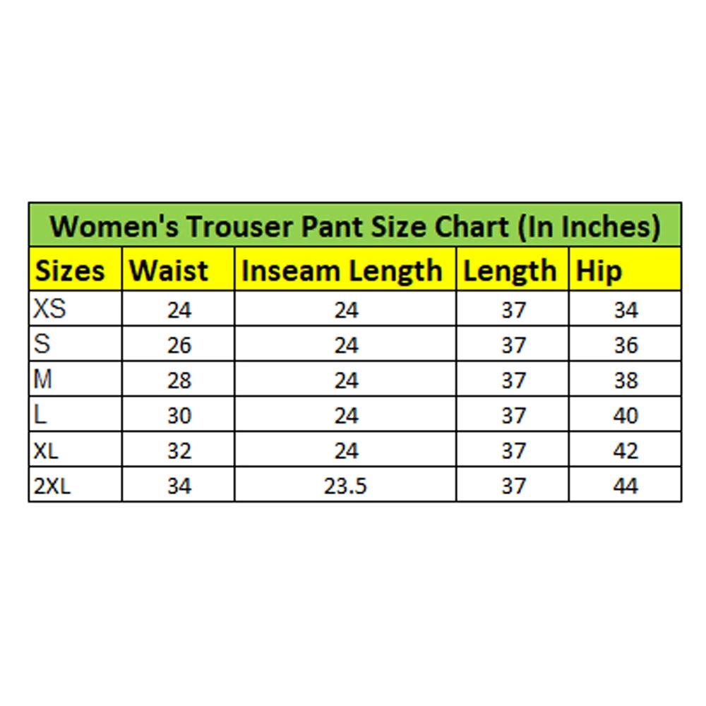 HD Women's Polyester Checkered Elasticated Trousers (Black - White)