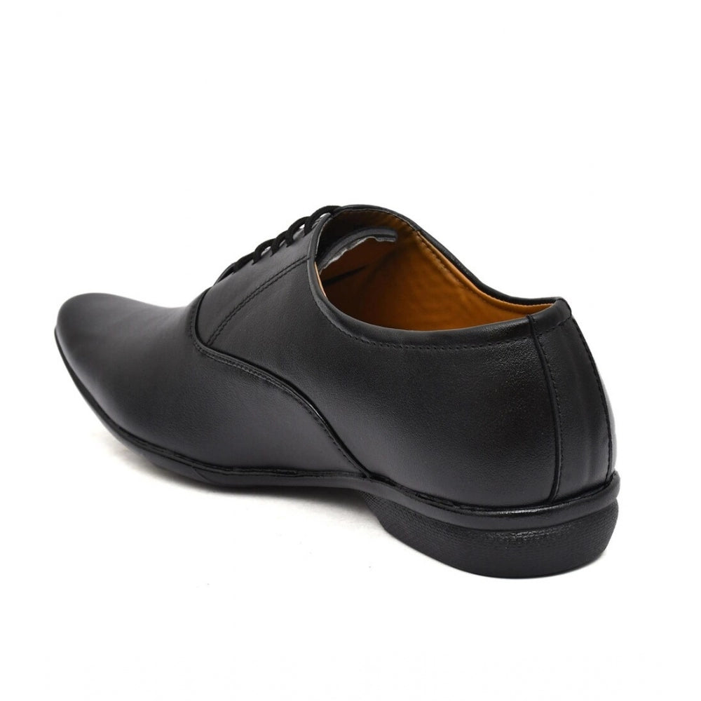 HD Men's Faux Leather Formal Shoes (Black)