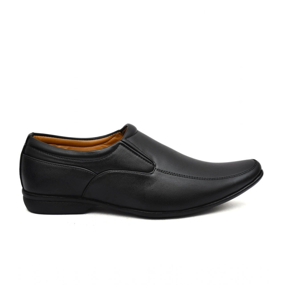 HD Men's Faux Leather Formal Shoes (Black)