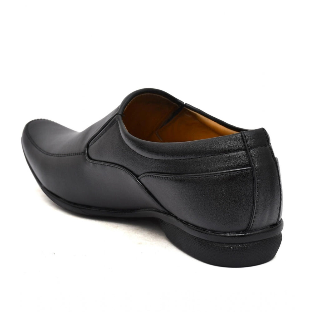 HD Men's Faux Leather Formal Shoes (Black)