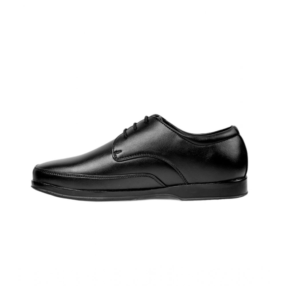 HD Men's Faux Leather Formal Shoes (Black)