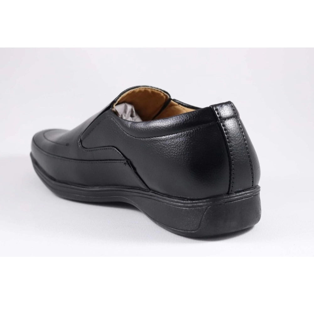 HD Men's Faux Leather Formal Shoes (Black)