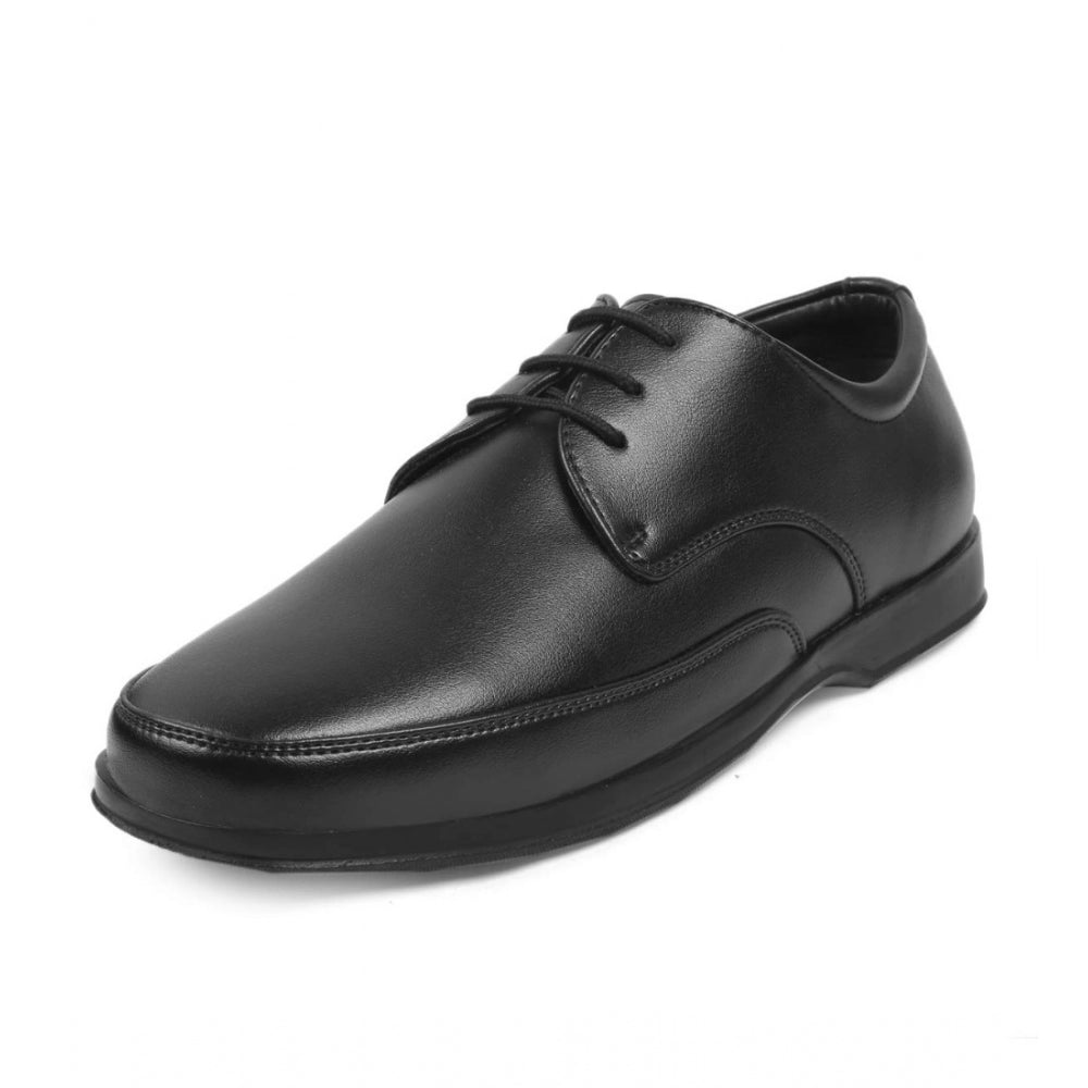 HD Men's Faux Leather Formal Shoes (Black)