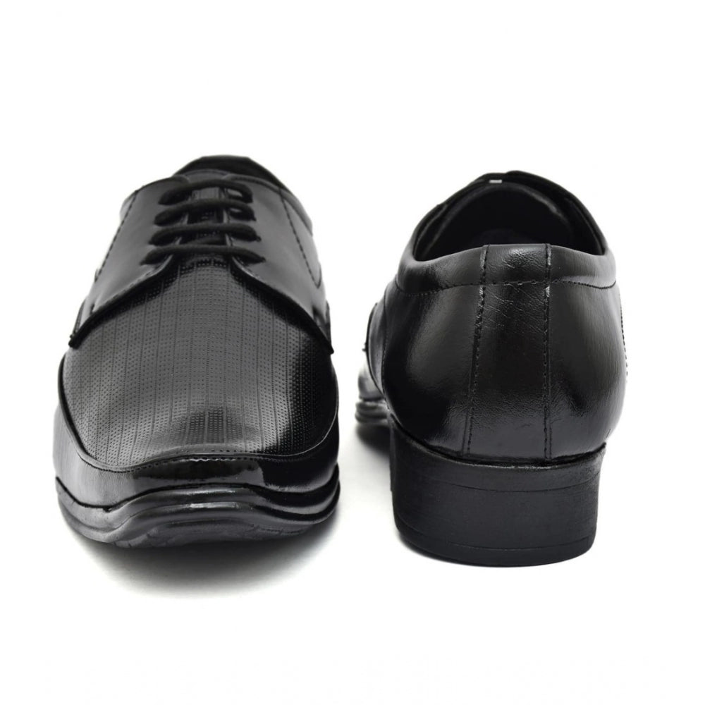 HD Men's Faux Leather Formal Shoes (Black)