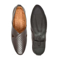 HD Men's Faux Leather Formal Shoes (Brown)