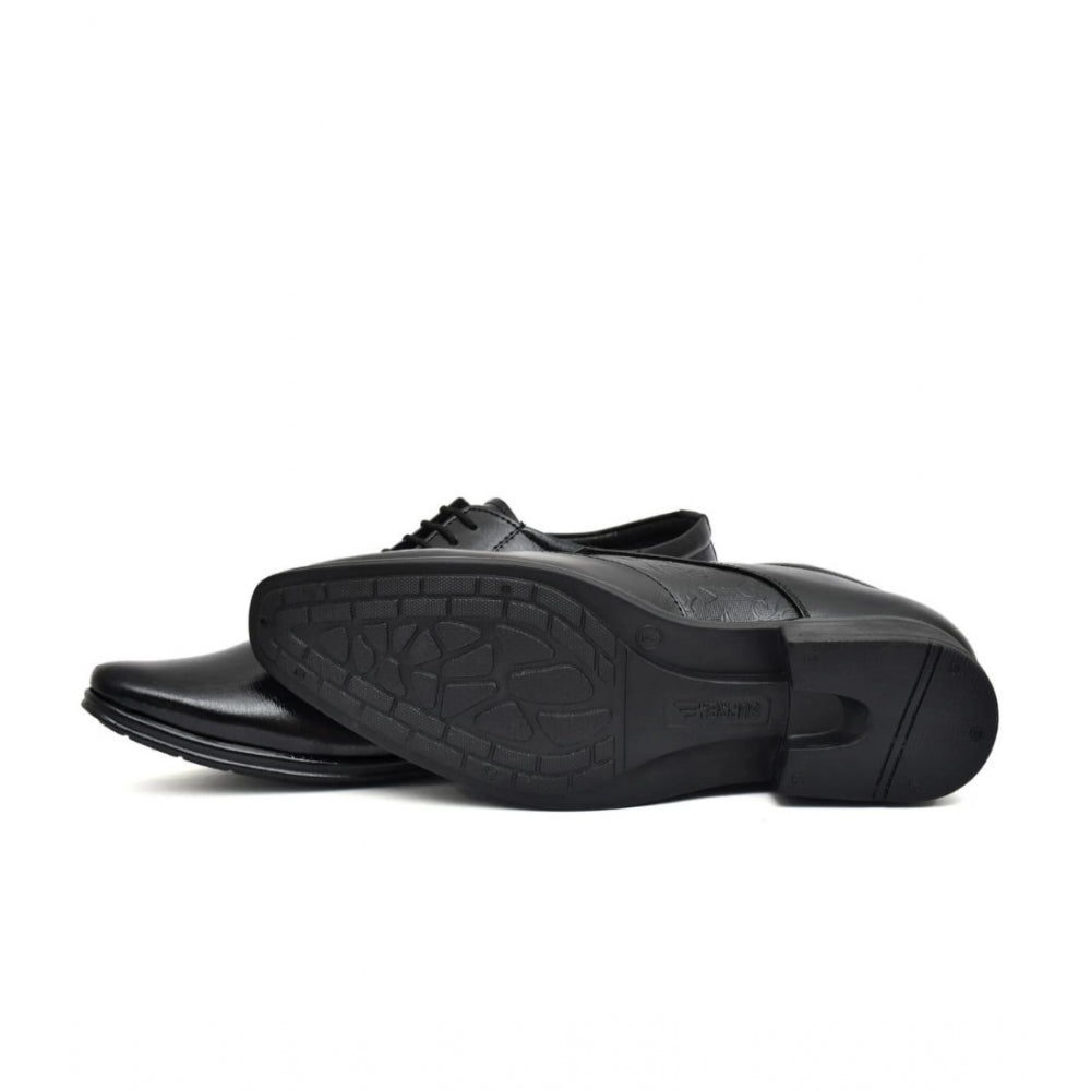 HD Men's Faux Leather Formal Shoes (Black)