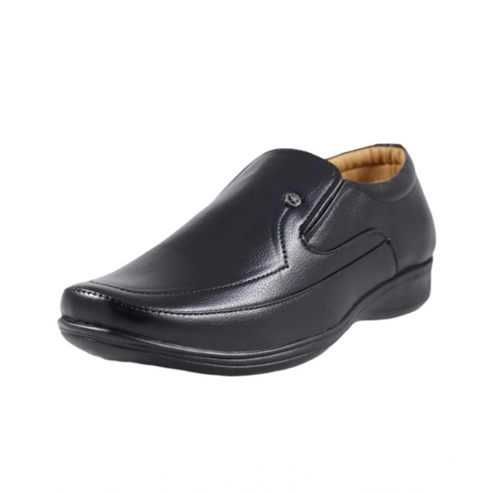 HD Men's Faux Leather Formal Shoes (Black)