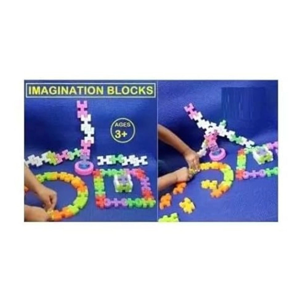 Imagination Puzzle Block Set-4 4_Pcs Set | Plastic | Educational Toys | 3+ Years