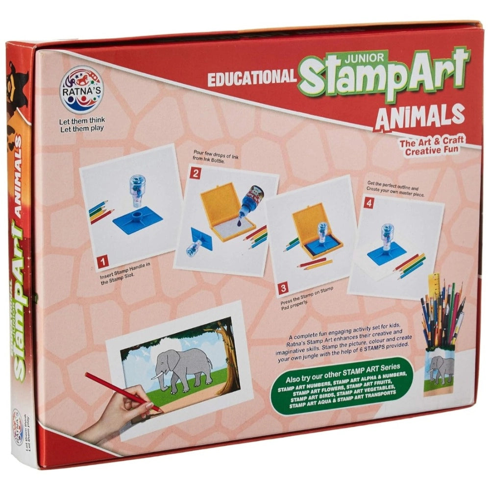 Stamp  Art-Animal | Plastic | Educational Toys | 4+ Years