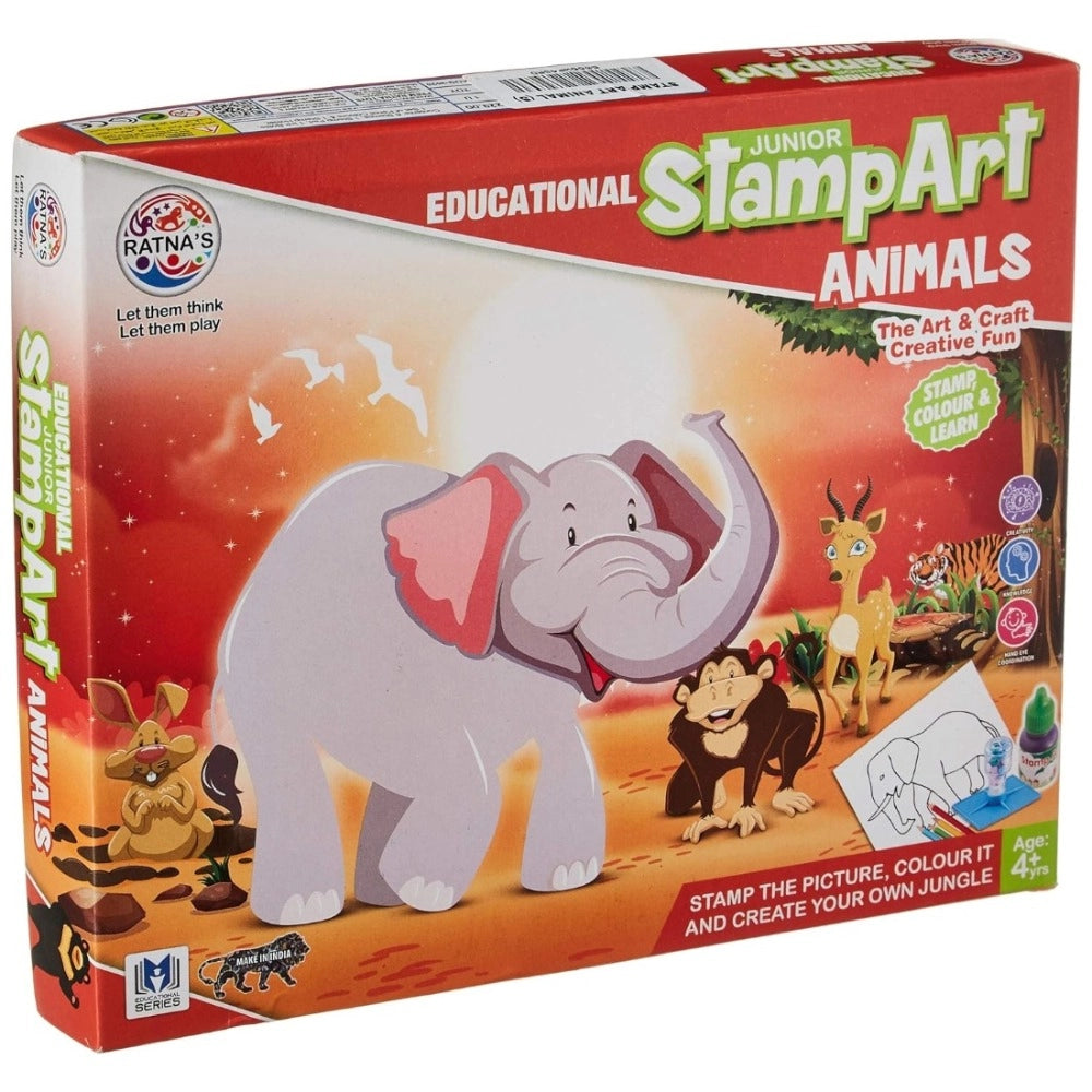 Stamp  Art-Animal | Plastic | Educational Toys | 4+ Years