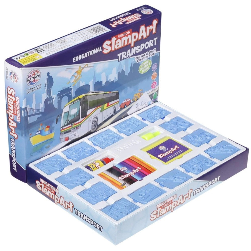 Stamp  Art-Transport | Plastic | Educational Toys | 4+ Years