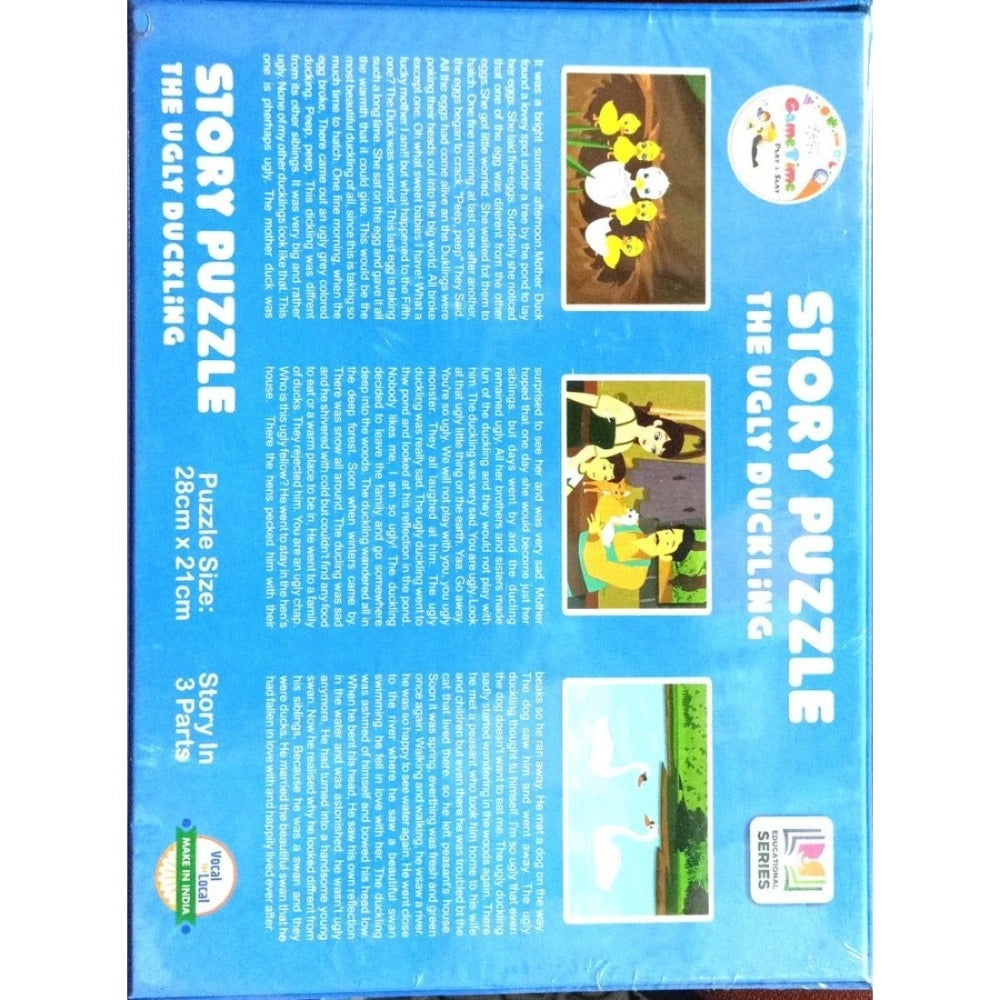Ugly Ducklingg Story Puzzle- 35_Pcs Set  | Cardboard | Educational Toys | 5+ Years