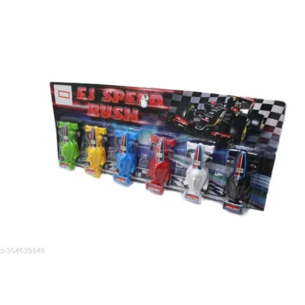 Colorful Mini Pull Back car 6_pcs set  Set | Plastic | Toys | 3+ Years