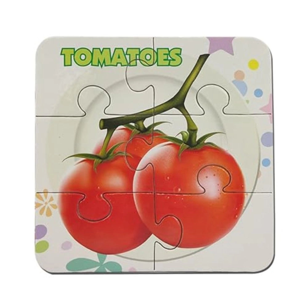 Vegetable Puzzles   4_pcs set | Cardboard | Educational Toys | 3+ Years