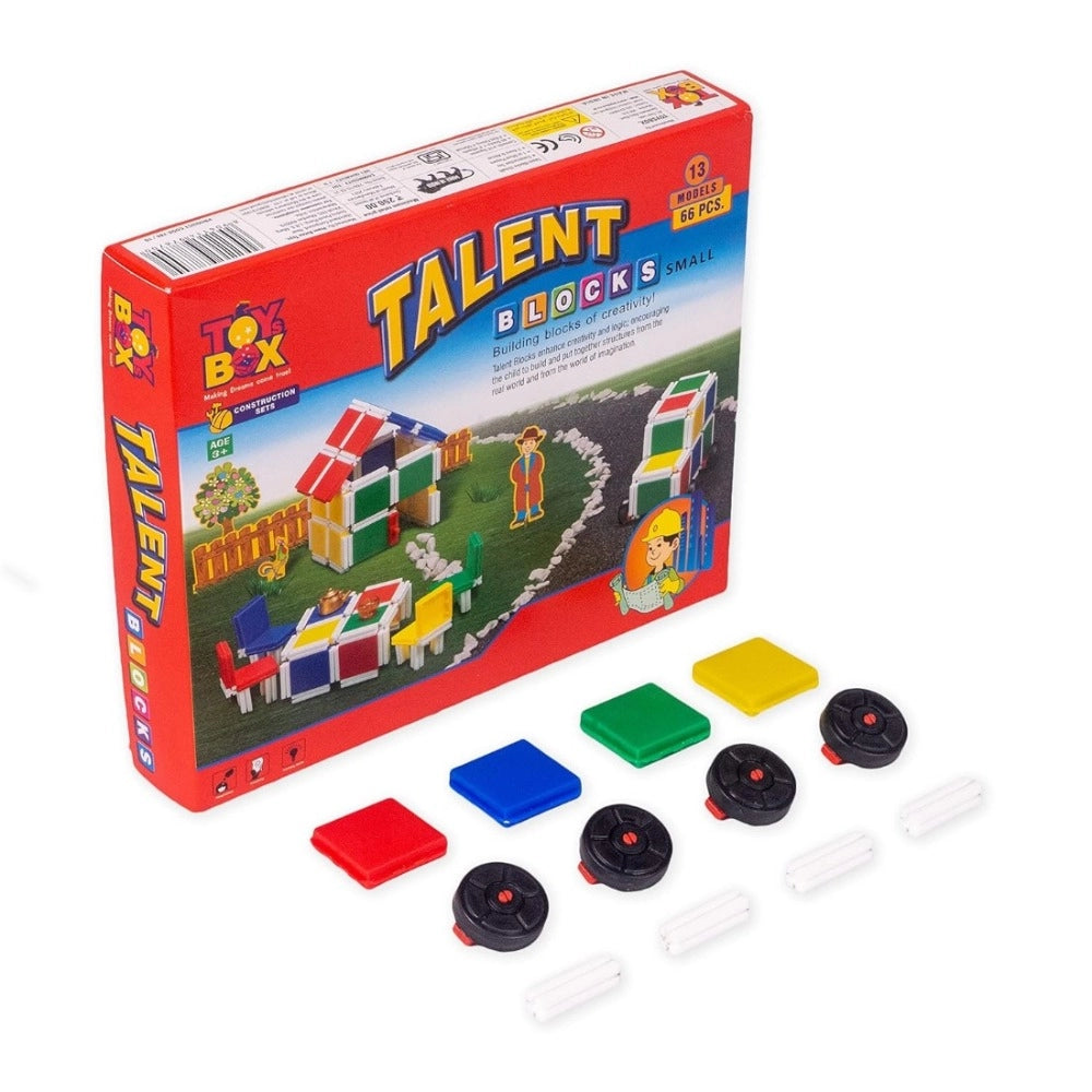 Talent Small Block - 66_Pcs Set  | Plastic | Educational Toys | 3+ Years