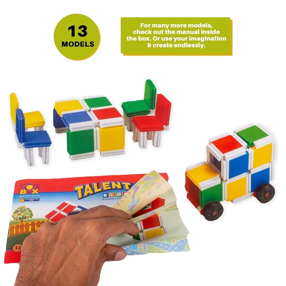 Talent Small Block - 66_Pcs Set  | Plastic | Educational Toys | 3+ Years