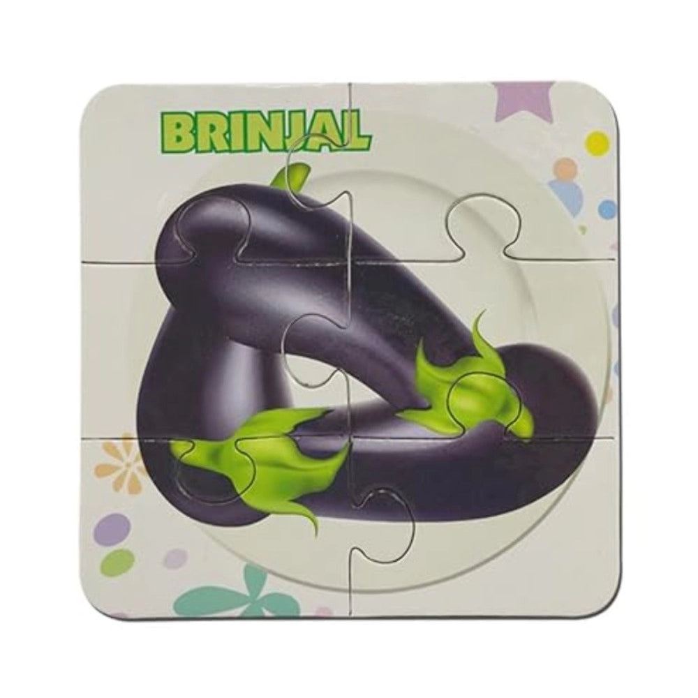 Vegetable Puzzles   4_pcs set | Cardboard | Educational Toys | 3+ Years
