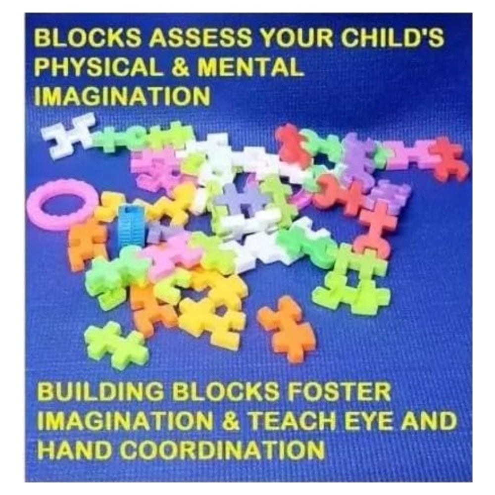 Imagination Puzzle Block Set-4 4_Pcs Set | Plastic | Educational Toys | 3+ Years