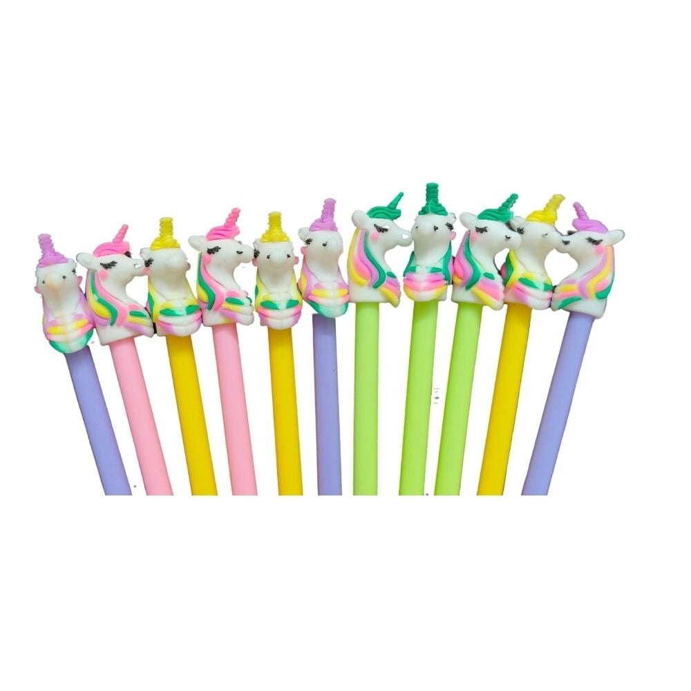 Unicorn Pencil- 12_Pcs Set  |   Plastic  |   Stationery | 3+ Years
