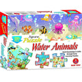 Jigsaw Puzzle Water Animals Set -  120_Pcs | Cardboard | Educational Toys | 4+ Years