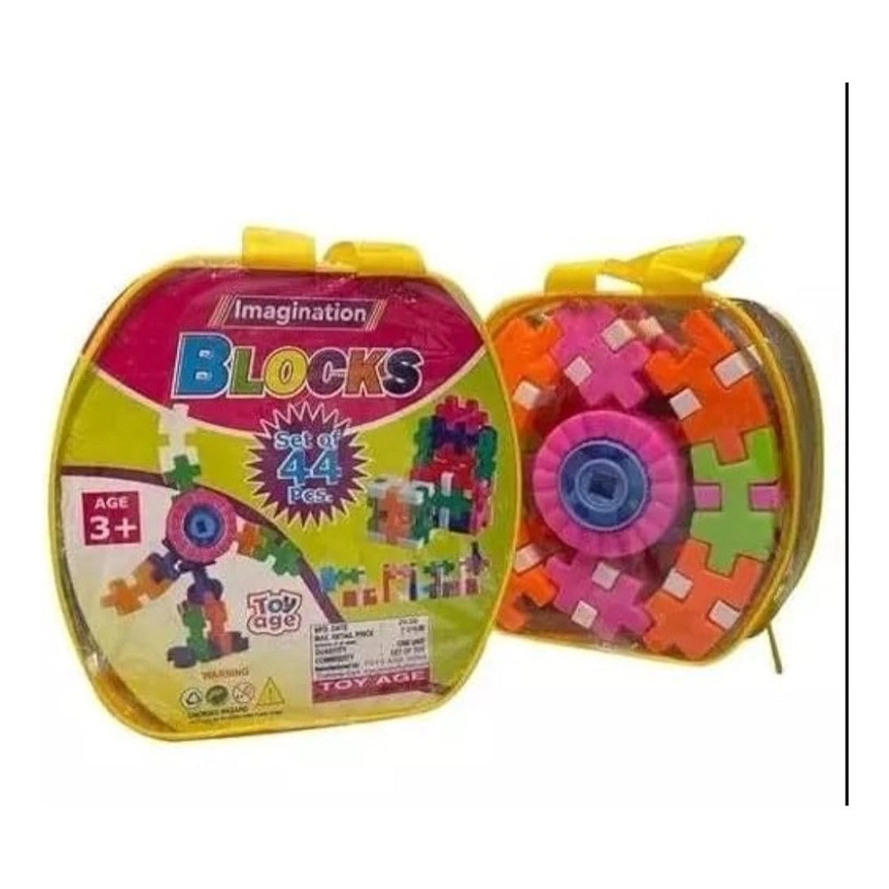 Imagination Puzzle Block Set-4 4_Pcs Set | Plastic | Educational Toys | 3+ Years
