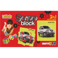 Santro Puzzle And Blocks -  2 In 1 | Cardboard | Educational Toys | 3+ Years