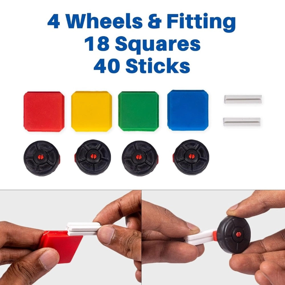 Talent Small Block - 66_Pcs Set  | Plastic | Educational Toys | 3+ Years