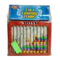 Two in One Counting Frame | Plastic | Educational Toys | 3+ Years