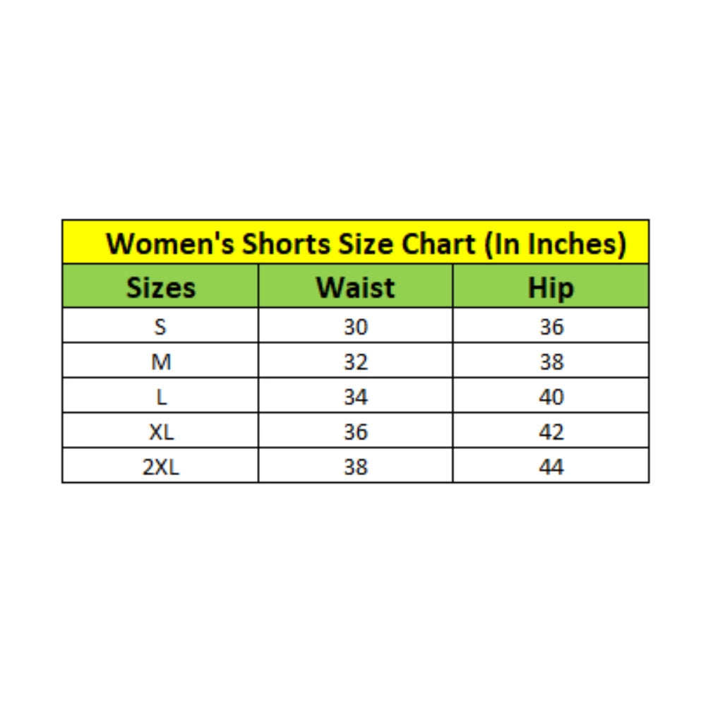 HD Women's Denim Solid Buttoned Shorts (Blue)