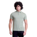 HamariDookan Men's Casual Cotton Solid Half Sleeve Polo Neck T-Shirt (Newsage)
