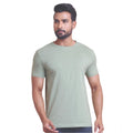 HamariDookan Men's Casual Cotton Solid Half Sleeve Round Neck T-Shirt (Newsage)