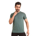 HamariDookan Men's Casual Nylon Solid Half Sleeve Round Neck T-Shirt (Green)