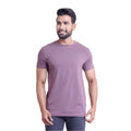 HamariDookan Men's Casual Cotton Solid Half Sleeve Round Neck T-Shirt (Berry)